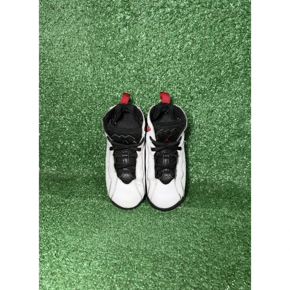 Nike Air Jordan True Flight Toddler Size 10C White Black Walking Shoe 343797-160